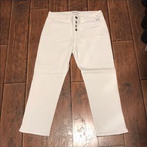Maurice’s white jean capris
